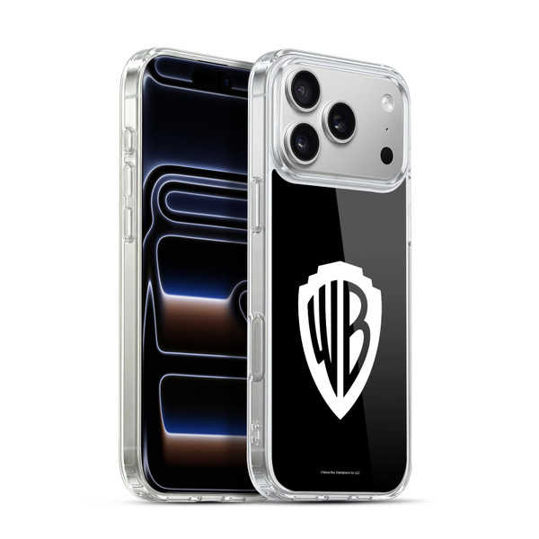 Warner Bros. Shield Logo Black Soft Gel Case for Apple iPhone 17 Pro Max