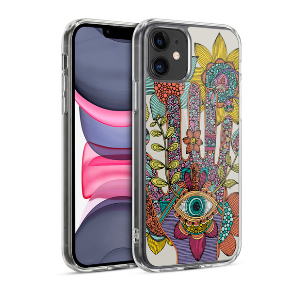 Valentina Symbols Illustration Hamsa Soft Gel Case for Apple iPhone 11