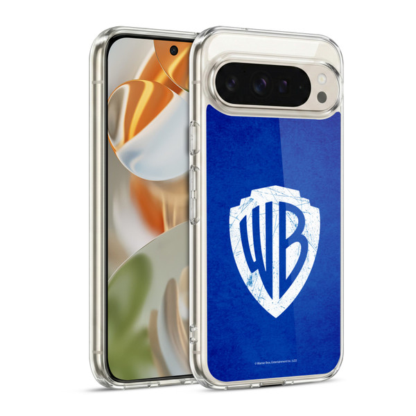 Warner Bros. Shield Logo Distressed Soft Gel Case for Google Pixel 9 / Pixel 9 Pro