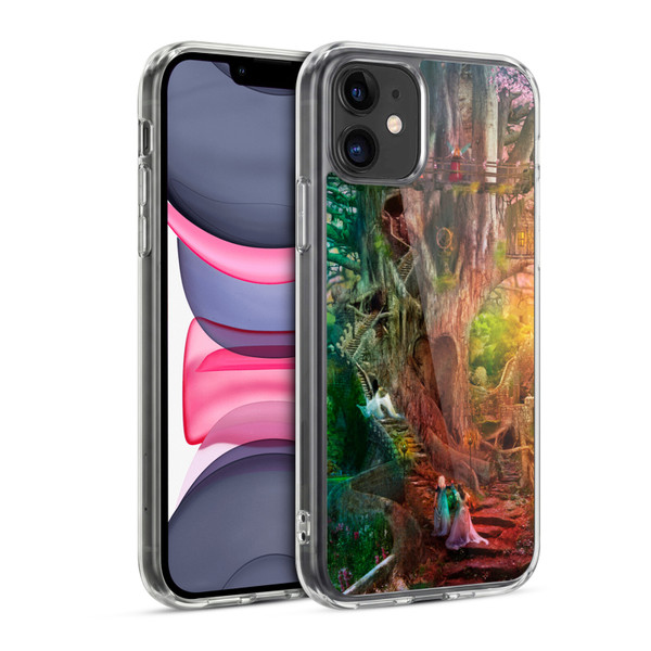 Aimee Stewart Fantasy Dream Tree Soft Gel Case for Apple iPhone 11