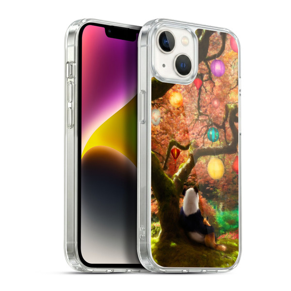 Aimee Stewart Fantasy Panda & Fox Soft Gel Case for Apple iPhone 14 Plus & MagSafe