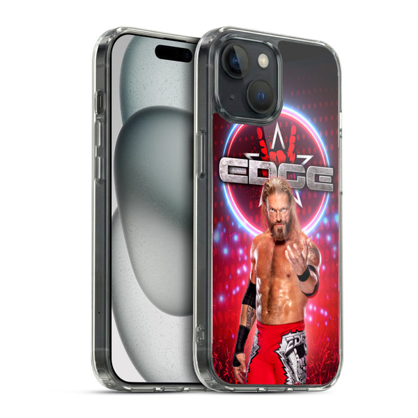 WWE Edge Portrait Soft Gel Case for Apple iPhone 15 & MagSafe
