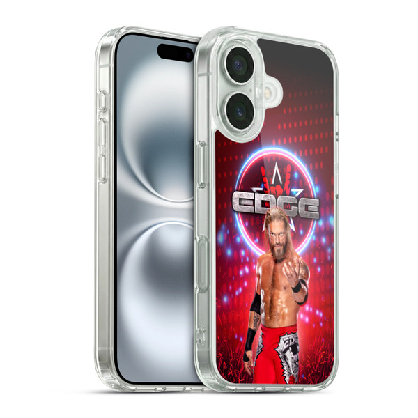 WWE Edge Portrait Soft Gel Case for Apple iPhone 16 & MagSafe