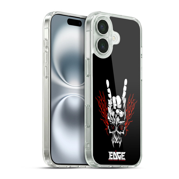 WWE Edge Skull Soft Gel Case for Apple iPhone 16 Plus & MagSafe