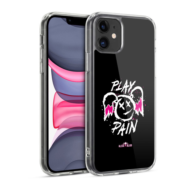 WWE Alexa Bliss Graphics Play Pain Smiley Soft Gel Case for Apple iPhone 11