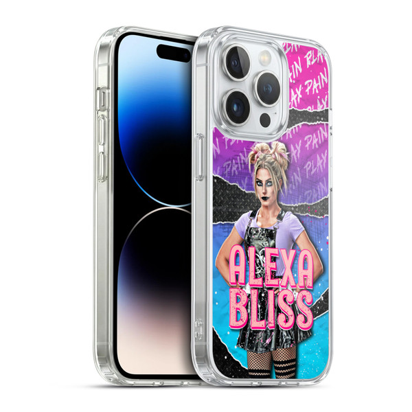 WWE Alexa Bliss Graphics Alexa Bliss Soft Gel Case for Apple iPhone 14 Pro & MagSafe