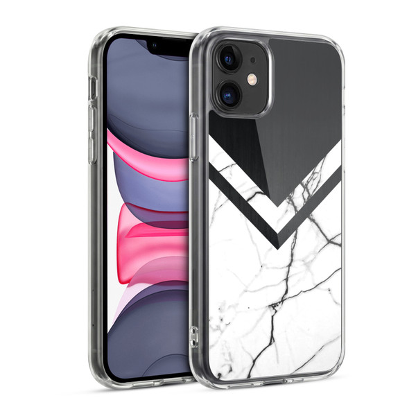 Alyn Spiller Marble Half Cut Soft Gel Case for Apple iPhone 11