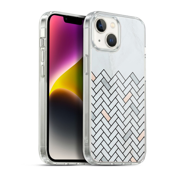 Alyn Spiller Marble Tile Soft Gel Case for Apple iPhone 14