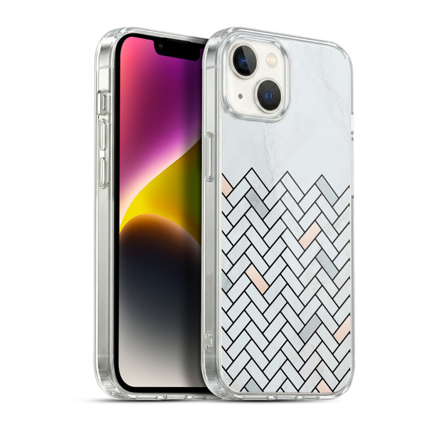 Alyn Spiller Marble Tile Soft Gel Case for Apple iPhone 14 Plus & MagSafe