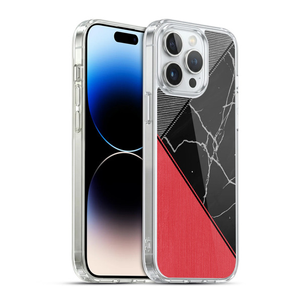 Alyn Spiller Marble Colour Block Soft Gel Case for Apple iPhone 14 Pro Max & MagSafe