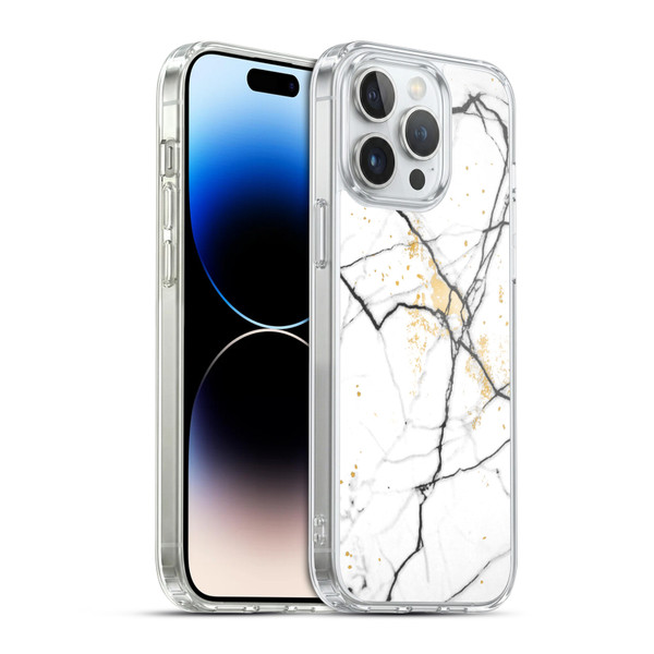 Alyn Spiller Marble Plain Soft Gel Case for Apple iPhone 14 Pro Max & MagSafe