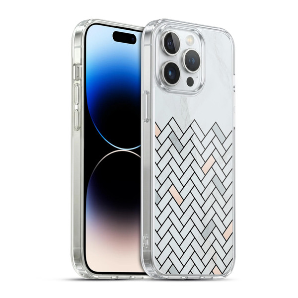 Alyn Spiller Marble Tile Soft Gel Case for Apple iPhone 14 Pro Max & MagSafe