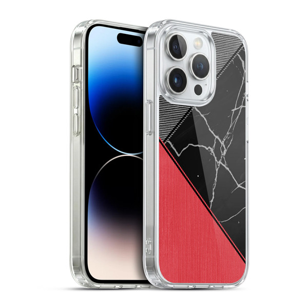 Alyn Spiller Marble Colour Block Soft Gel Case for Apple iPhone 14 Pro & MagSafe