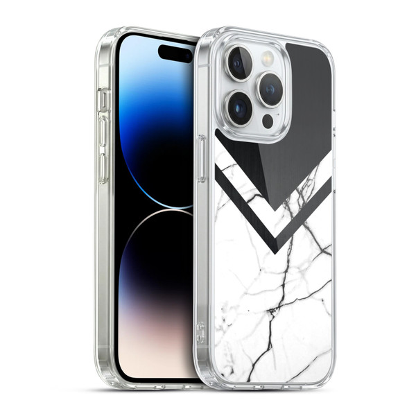 Alyn Spiller Marble Half Cut Soft Gel Case for Apple iPhone 14 Pro & MagSafe