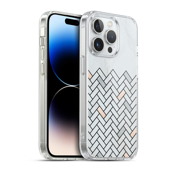 Alyn Spiller Marble Tile Soft Gel Case for Apple iPhone 14 Pro & MagSafe