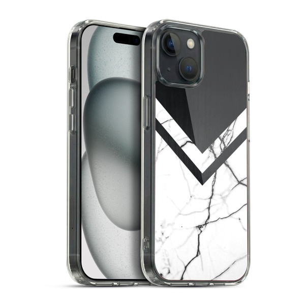 Alyn Spiller Marble Half Cut Soft Gel Case for Apple iPhone 15 Plus & MagSafe