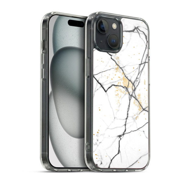 Alyn Spiller Marble Plain Soft Gel Case for Apple iPhone 15 Plus & MagSafe