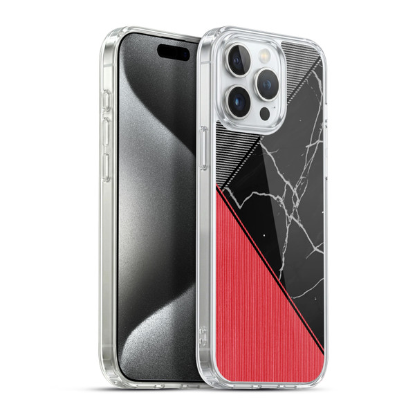 Alyn Spiller Marble Colour Block Soft Gel Case for Apple iPhone 15 Pro Max & MagSafe