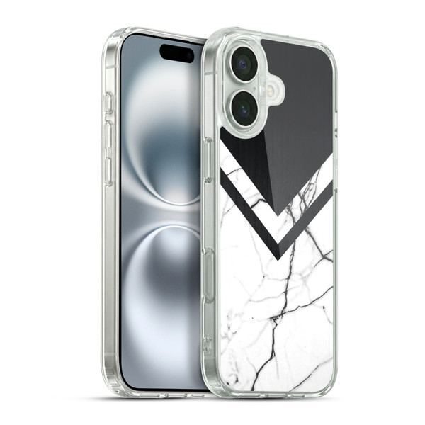 Alyn Spiller Marble Half Cut Soft Gel Case for Apple iPhone 16 Plus & MagSafe
