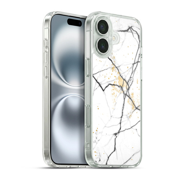 Alyn Spiller Marble Plain Soft Gel Case for Apple iPhone 16 Plus & MagSafe