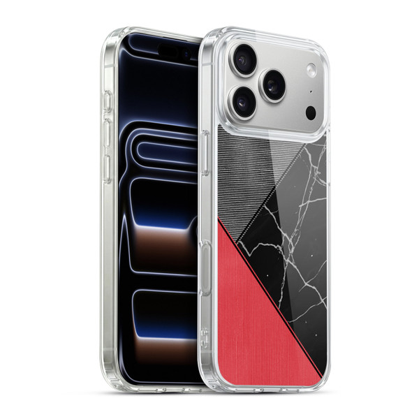 Alyn Spiller Marble Colour Block Soft Gel Case for Apple iPhone 17 Pro Max