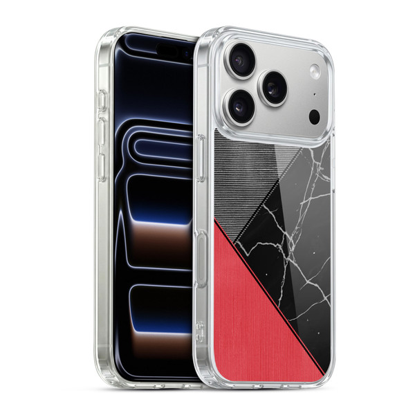 Alyn Spiller Marble Colour Block Soft Gel Case for Apple iPhone 17 Pro