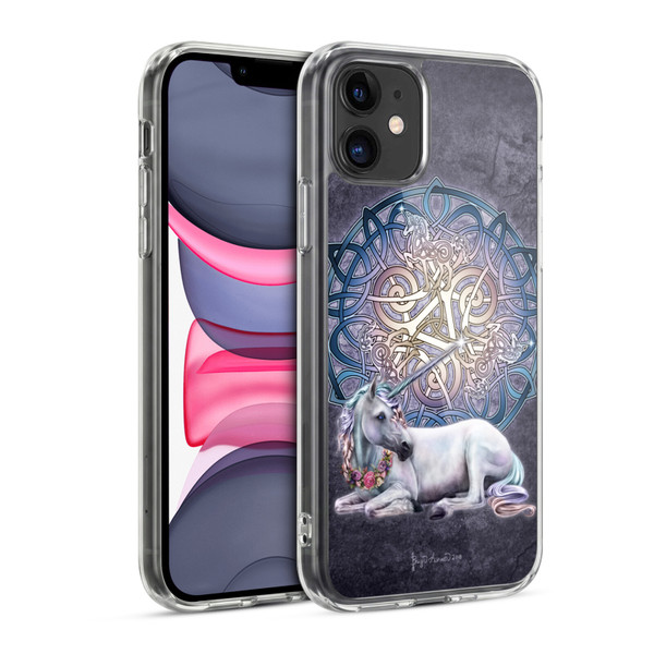 Brigid Ashwood Celtic Unicorn Soft Gel Case for Apple iPhone 11