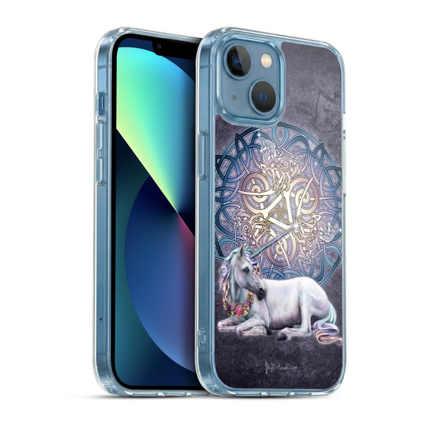 Brigid Ashwood Celtic Unicorn Soft Gel Case for Apple iPhone 13 Mini & MagSafe
