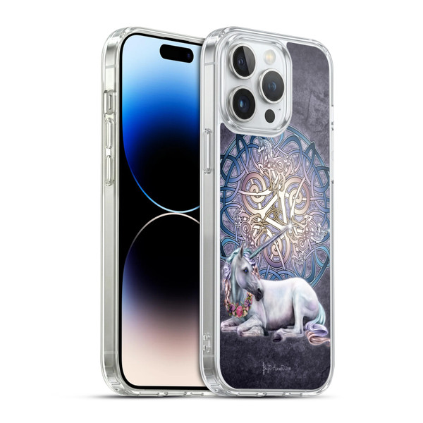Brigid Ashwood Celtic Unicorn Soft Gel Case for Apple iPhone 14 Pro Max & MagSafe