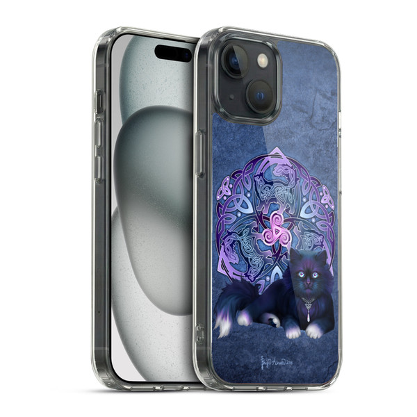 Brigid Ashwood Celtic Black Cat Soft Gel Case for Apple iPhone 15 & MagSafe