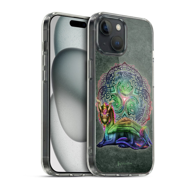 Brigid Ashwood Celtic Dragon Soft Gel Case for Apple iPhone 15 & MagSafe