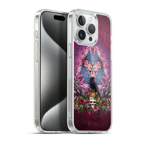 Brigid Ashwood Celtic Morrigans Ravens Soft Gel Case for Apple iPhone 15 Pro Max & MagSafe