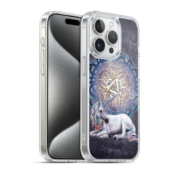 Brigid Ashwood Celtic Unicorn Soft Gel Case for Apple iPhone 15 Pro & MagSafe