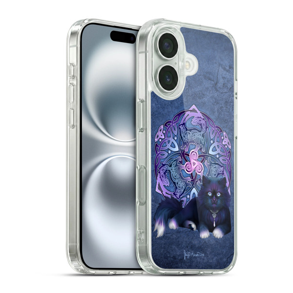 Brigid Ashwood Celtic Black Cat Soft Gel Case for Apple iPhone 16 & MagSafe