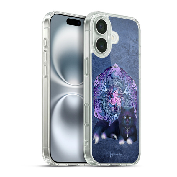 Brigid Ashwood Celtic Black Cat Soft Gel Case for Apple iPhone 16 Plus & MagSafe