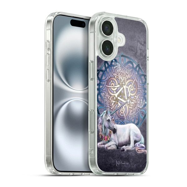 Brigid Ashwood Celtic Unicorn Soft Gel Case for Apple iPhone 16 Plus & MagSafe