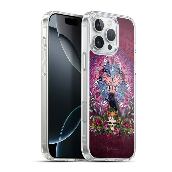 Brigid Ashwood Celtic Morrigans Ravens Soft Gel Case for Apple iPhone 16 Pro Max & MagSafe