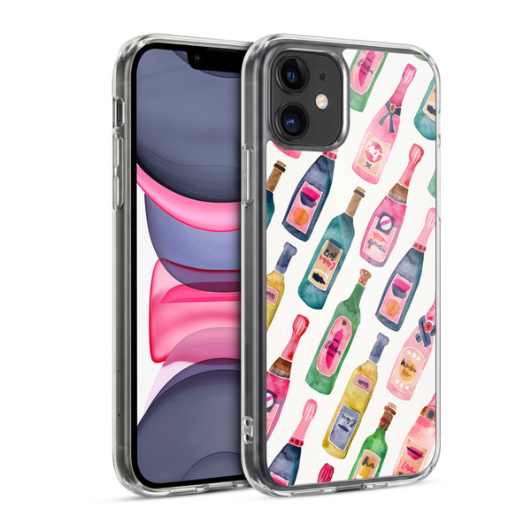 Cat Coquillette Patterns 6 Champagne Pattern Soft Gel Case for Apple iPhone 11