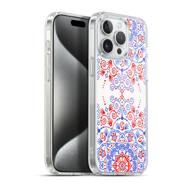 Cat Coquillette Patterns 6 Moroccan Mandala Soft Gel Case for Apple iPhone 15 Pro Max & MagSafe