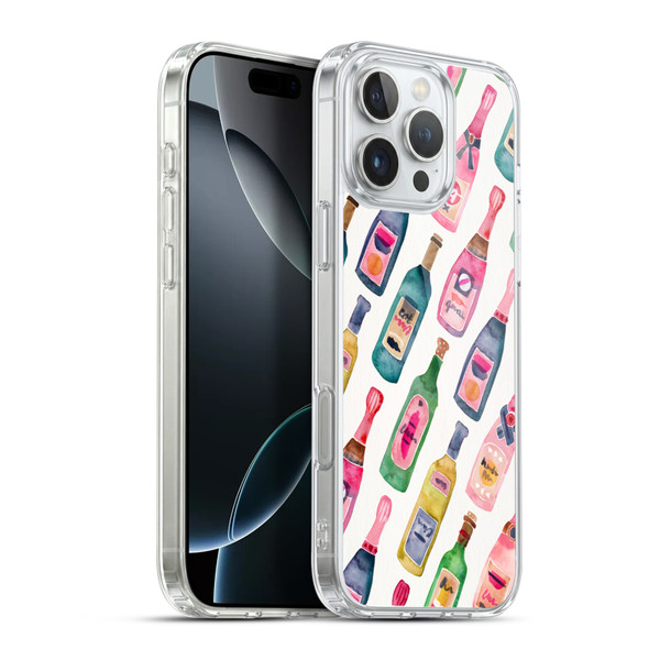 Cat Coquillette Patterns 6 Champagne Pattern Soft Gel Case for Apple iPhone 16 Pro Max & MagSafe