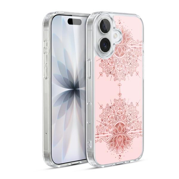 Cat Coquillette Patterns 6 Lotus Bloom Mandala 1 Soft Gel Case for Apple iPhone 17