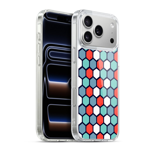 Cat Coquillette Patterns 6 Honeycomb Coral Soft Gel Case for Apple iPhone 17 Pro Max