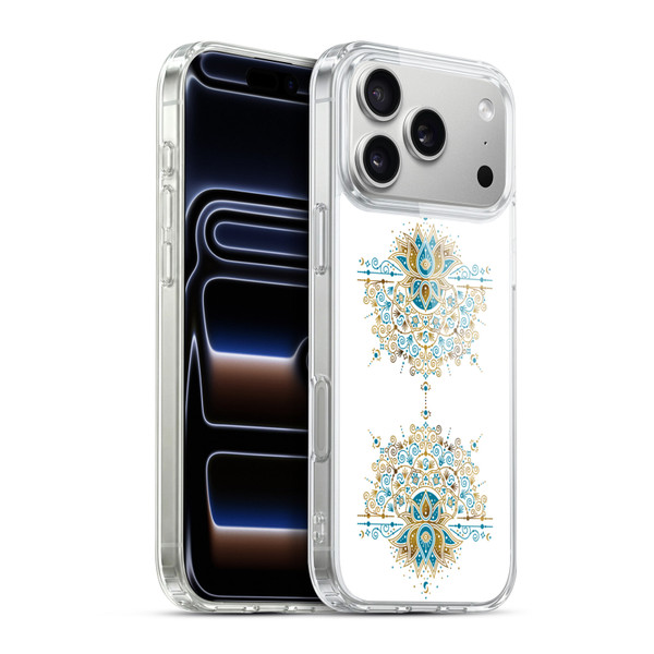 Cat Coquillette Patterns 6 Lotus Bloom Mandala 2 Soft Gel Case for Apple iPhone 17 Pro Max