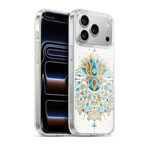 Cat Coquillette Patterns 6 Lotus Bloom Mandala 4 Soft Gel Case for Apple iPhone 17 Pro Max