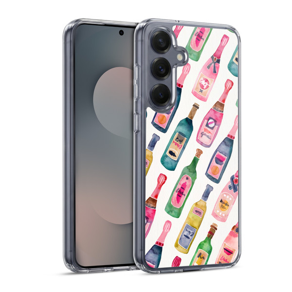 Cat Coquillette Patterns 6 Champagne Pattern Soft Gel Case for Samsung Galaxy S25 & MagSafe