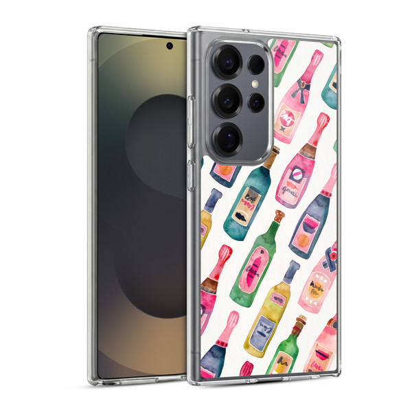 Cat Coquillette Patterns 6 Champagne Pattern Soft Gel Case for Samsung Galaxy S25 Ultra & MagSafe