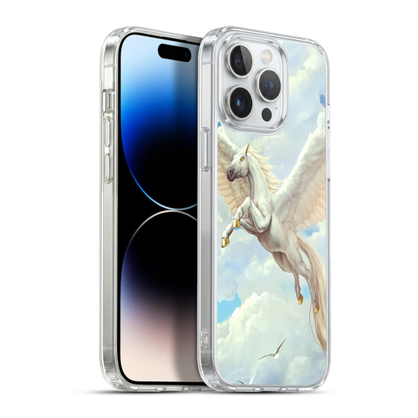 Christos Karapanos Mythical Art Pegasus Soft Gel Case for Apple iPhone 13 Pro Max & MagSafe