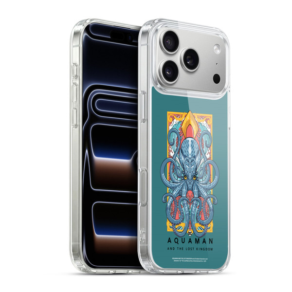Aquaman And The Lost Kingdom Graphics Octopus Soft Gel Case for Apple iPhone 17 Pro Max