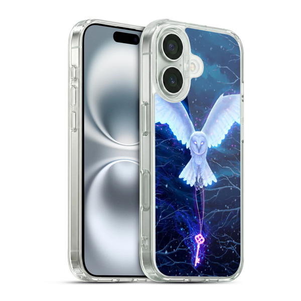 Christos Karapanos Mythical Art Wisdom Key Soft Gel Case for Apple iPhone 16 & MagSafe