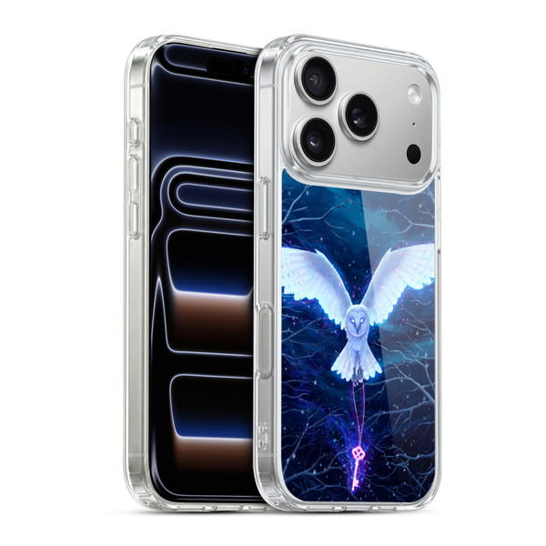 Christos Karapanos Mythical Art Wisdom Key Soft Gel Case for Apple iPhone 17 Pro